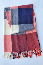 Multicolor Box Patterned Scarf