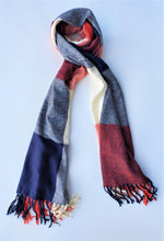 Multicolor Box Patterned Scarf