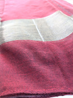 Maroon Scarf with border