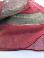 Maroon Scarf with border