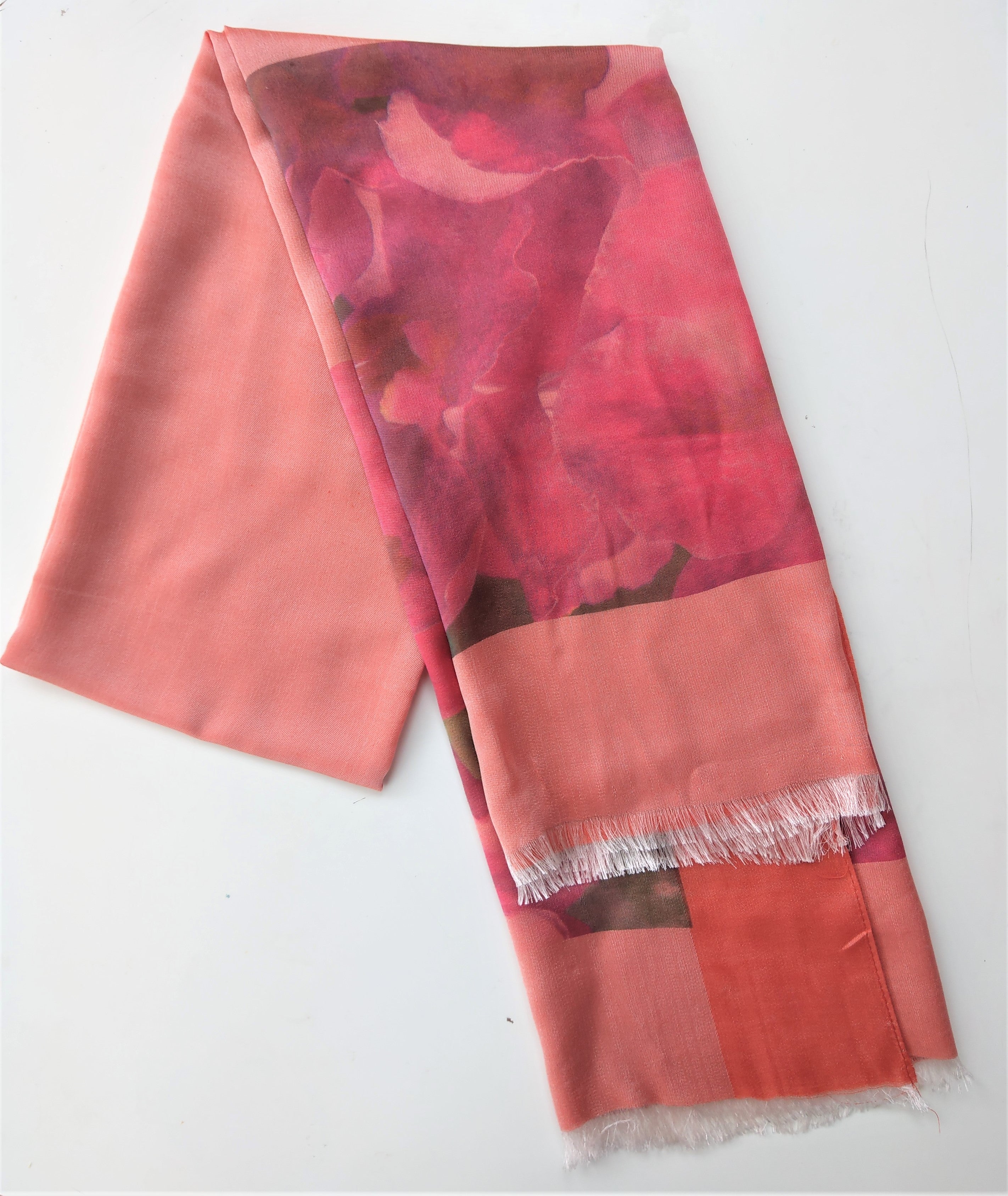 Scarf With Floral Print