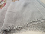 Gray-Blue Woven Scarf