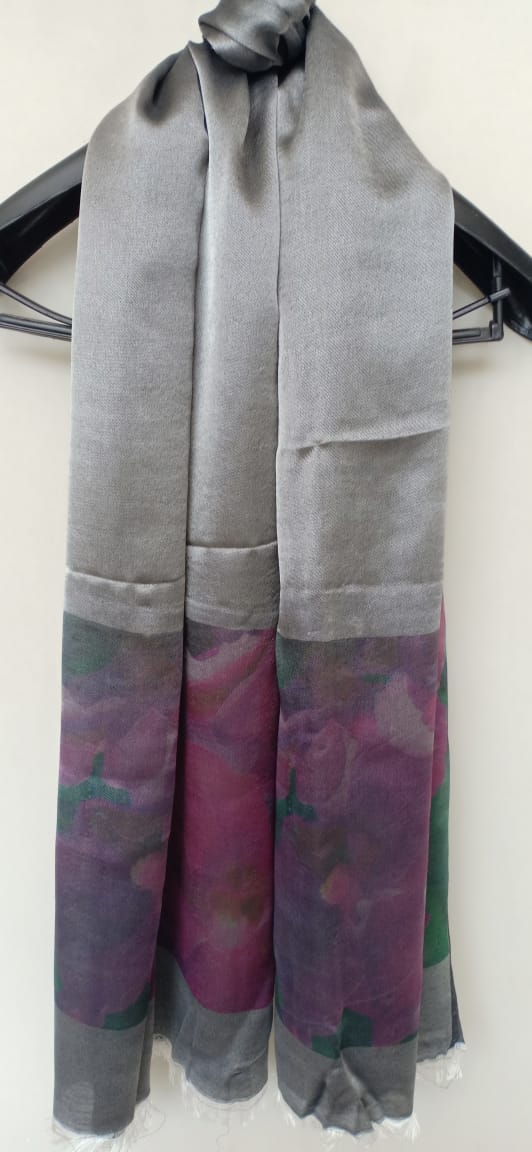 Scarf With Floral Print