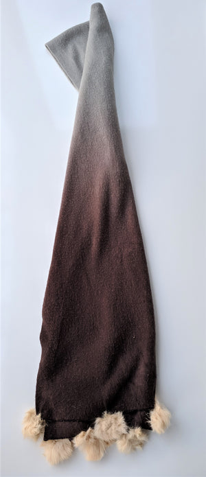 Double shaded jersey scarf